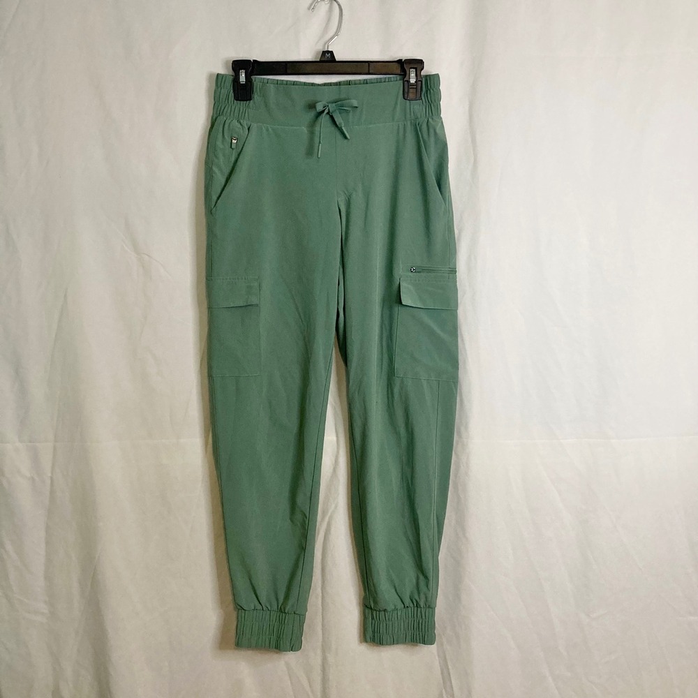 All in Motion Sage Green Cargo Jogger Pants S Stretch Hiking Utility Gorpcore